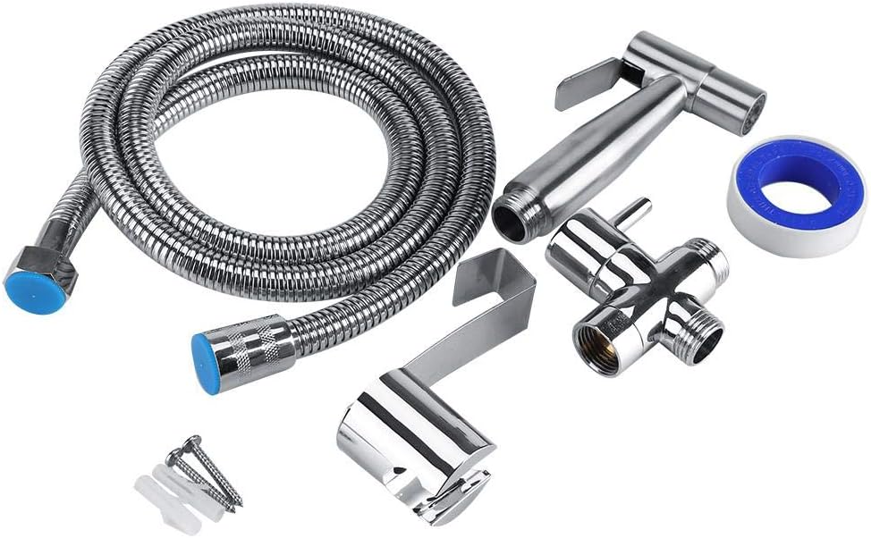 Bidet Sprayer, Toilet Bidet, Stainless Steel Hand Held Bidet Sprayer