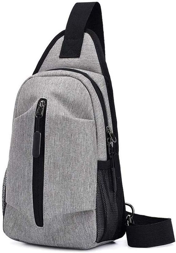 New Chest Bag Men's Messenger Bag Canvas Shoulder Bag Diagonal Chest Bag Casual Small Backpack Men