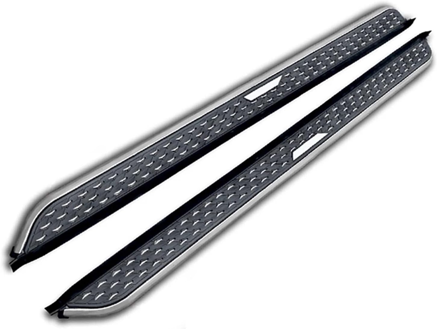 2pcs Compatible with Cadillac Lyriq 2023-2025 SUV Side Step Running Board NerfBar Aluminium Pedal Accessories (with Brackets)(Sillver Trim)