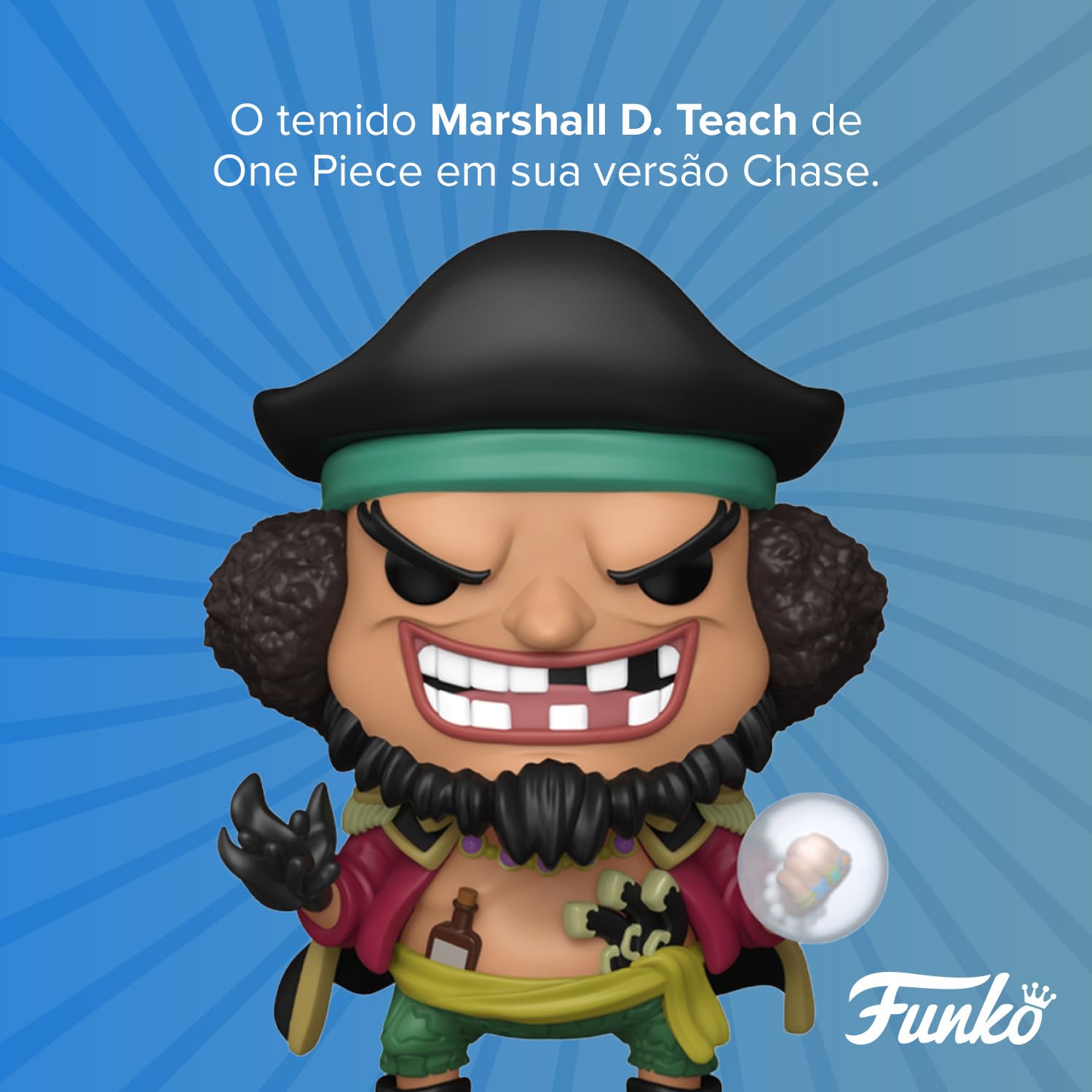 Candide, Funko POP! Marshall D. Teach with Chase One Piece, 12,7 cm
