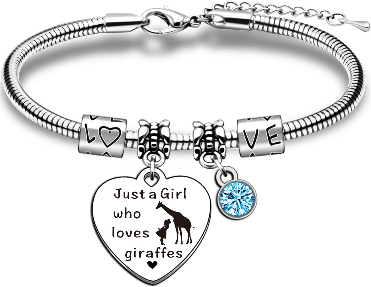 JMIMO Giraffe Gifts for Girls Giraffe Bracelet