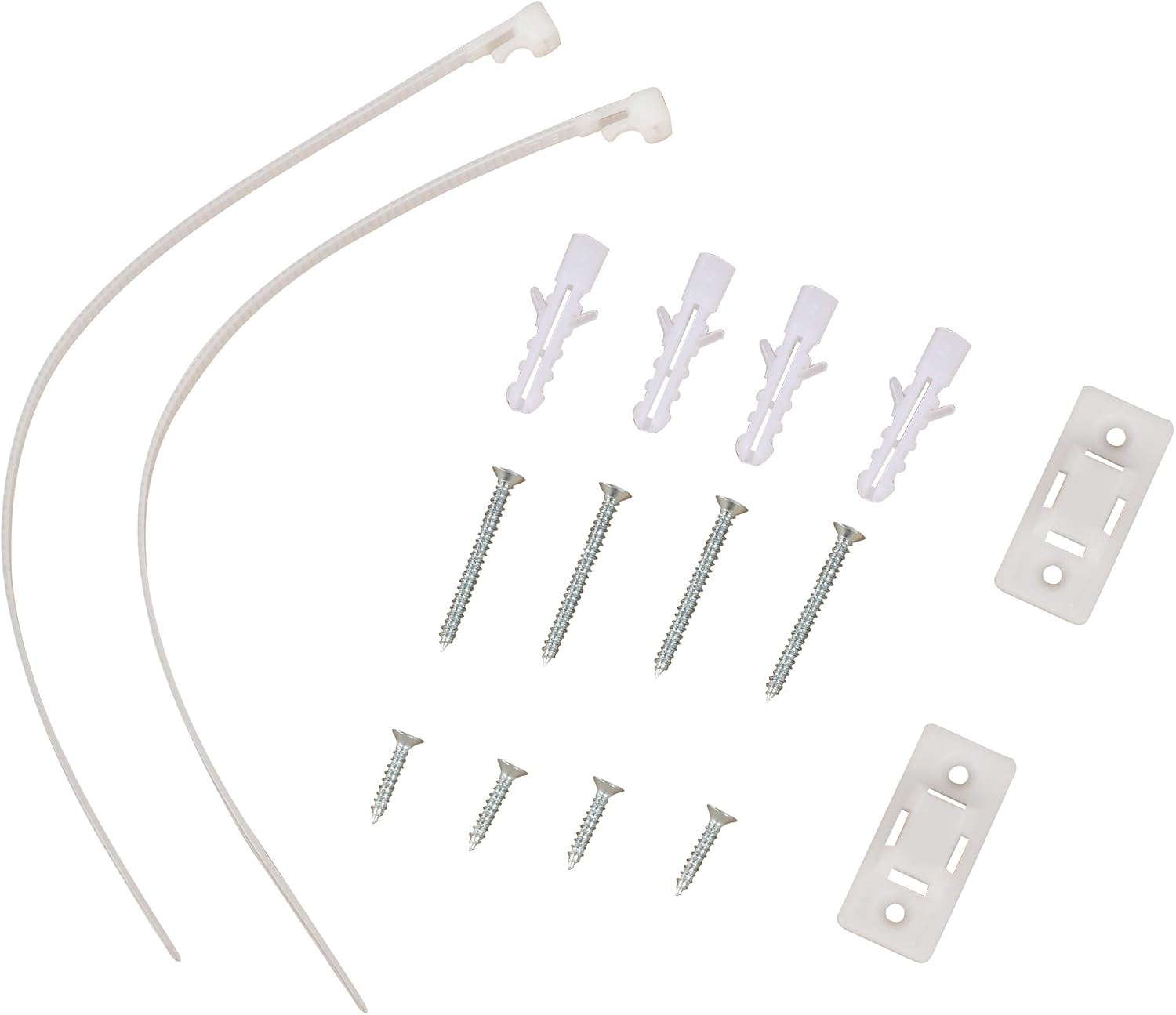 Close-up of the anti-tip bracket on the back of the cabinet