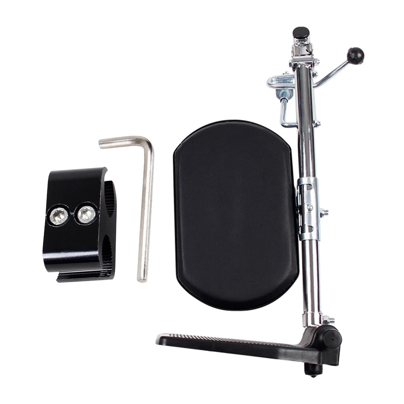 Reposapiés para sillas de ruedas estándar Premium para silla de ruedas, fácil de instalar, derecho, 15 x 10 x 5 cm