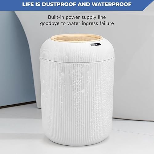 Miniatura 7 de Automatic Motion Sensor Bathroom Trash Can with Lid, 2.6 Gallon10L Touchless Trash Bin, Kitchen TrashCan, Smart Slim Garbage Can Small Wastebasket