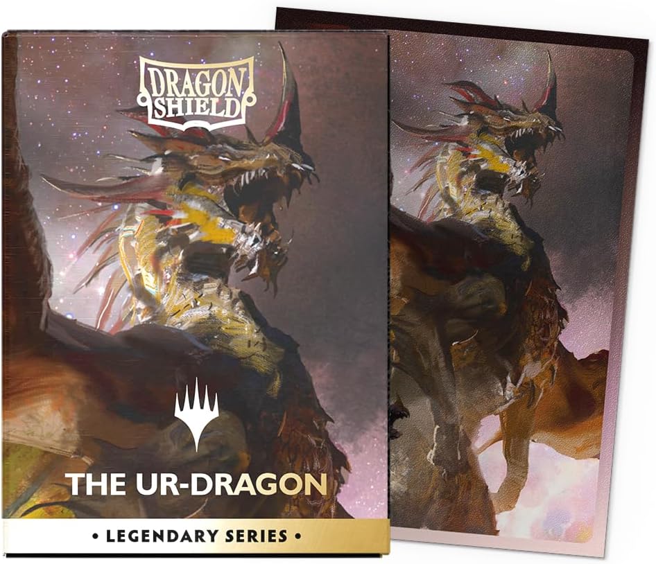 Dragon Shield | Matte Dual Art Sleeves | MTG Legendary Series | 100 CT - Smooth & Tough Premium TCG Sleeves | Compatible with Pokemon, One Piece & Magic the Gathering | The Ur-Dragon