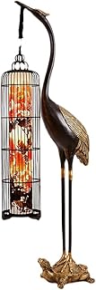 Lámpara de Pie Nueva lámpara de pie china, grúa, farol de loto, Hotel, sala de té, sala de estar, adornos verticales decorativos antiguos, lámparas y linternas (sin fuente de luz) Lámparas Salón ( Col