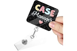 A Thoughtful Expression of Gratitude: Case Manager Funny Retractable Badge Reels