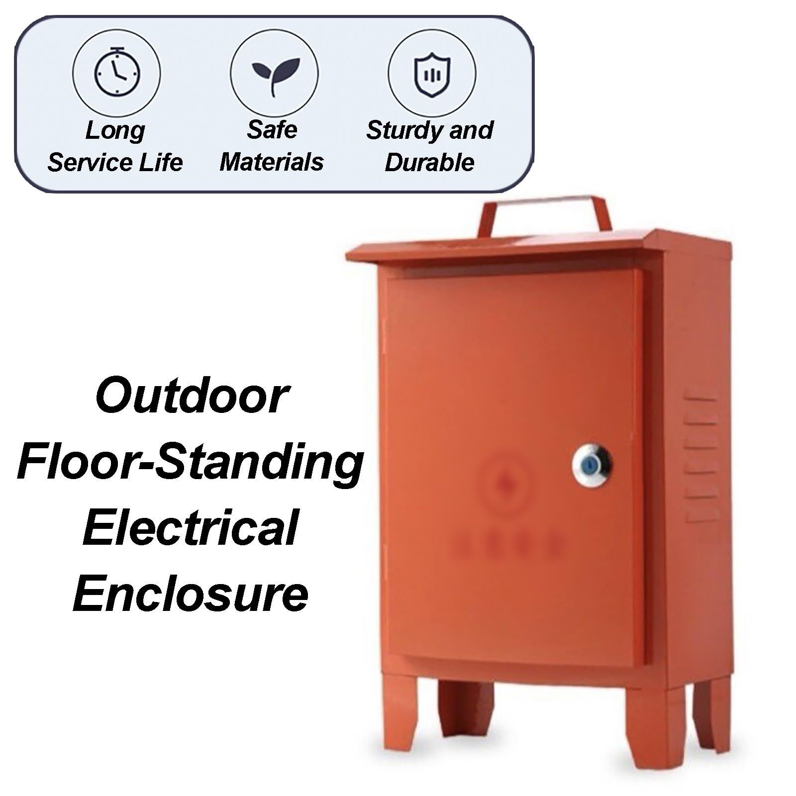 Armario Electrico de Acero Laminado en Frío, Caja Estanca Exterior Electrica IP55, Cuadro Electrico Superficie Acabado con Recubrimiento en Polvo Electrostático(25x30x18 cm/10x12x7 in)