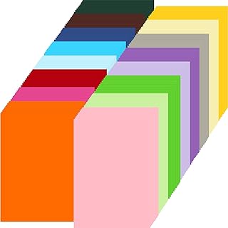 160 Pcs Card Stock Paper 16 Assorted Color A4 Card Stock 8.3'' x 11.6'' Thick Double Sided Printed Colored Paper 250gsm Solid Color Craft Paper for DIY Art Craft Scrapbooking Making School Party