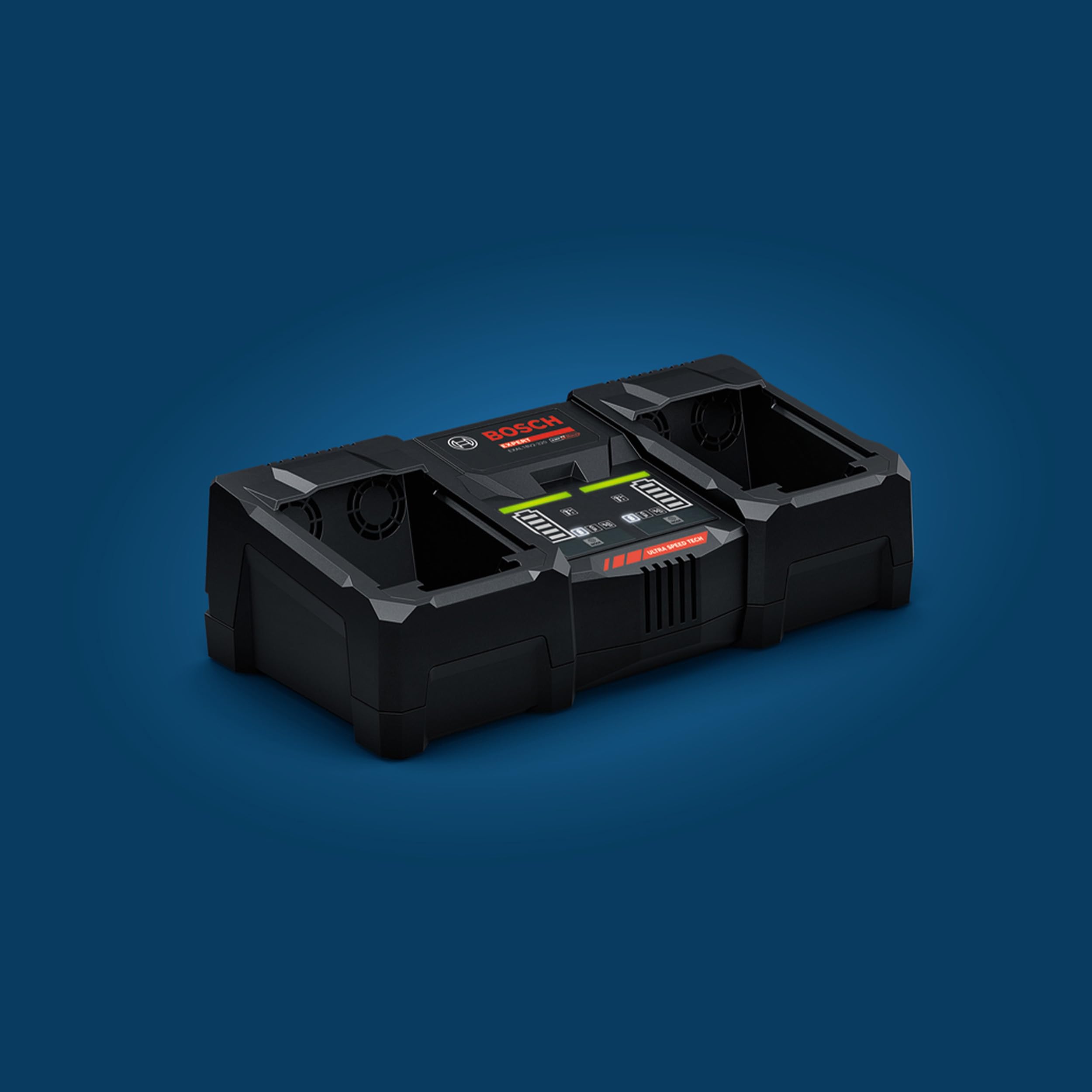 Bosch EXPERT 18V System mobiles, ultraschnelles Parallelladegerät EXAL18V2-320 (inkl. L-BOXX 162)