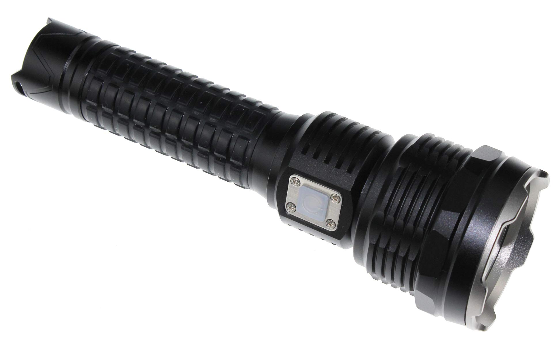 Tactical Flashlight Rechargeable 5000mAh, 4022 Lumens Flashlight CREE LED XHP70, Waterproof Powerful Flashlight Aluminum, 5 Modes Super Bright Torch for Searching, Camping, Hiking