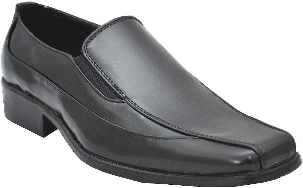 Salvanni Men’s 6500 Loafers, Black, 9 M US