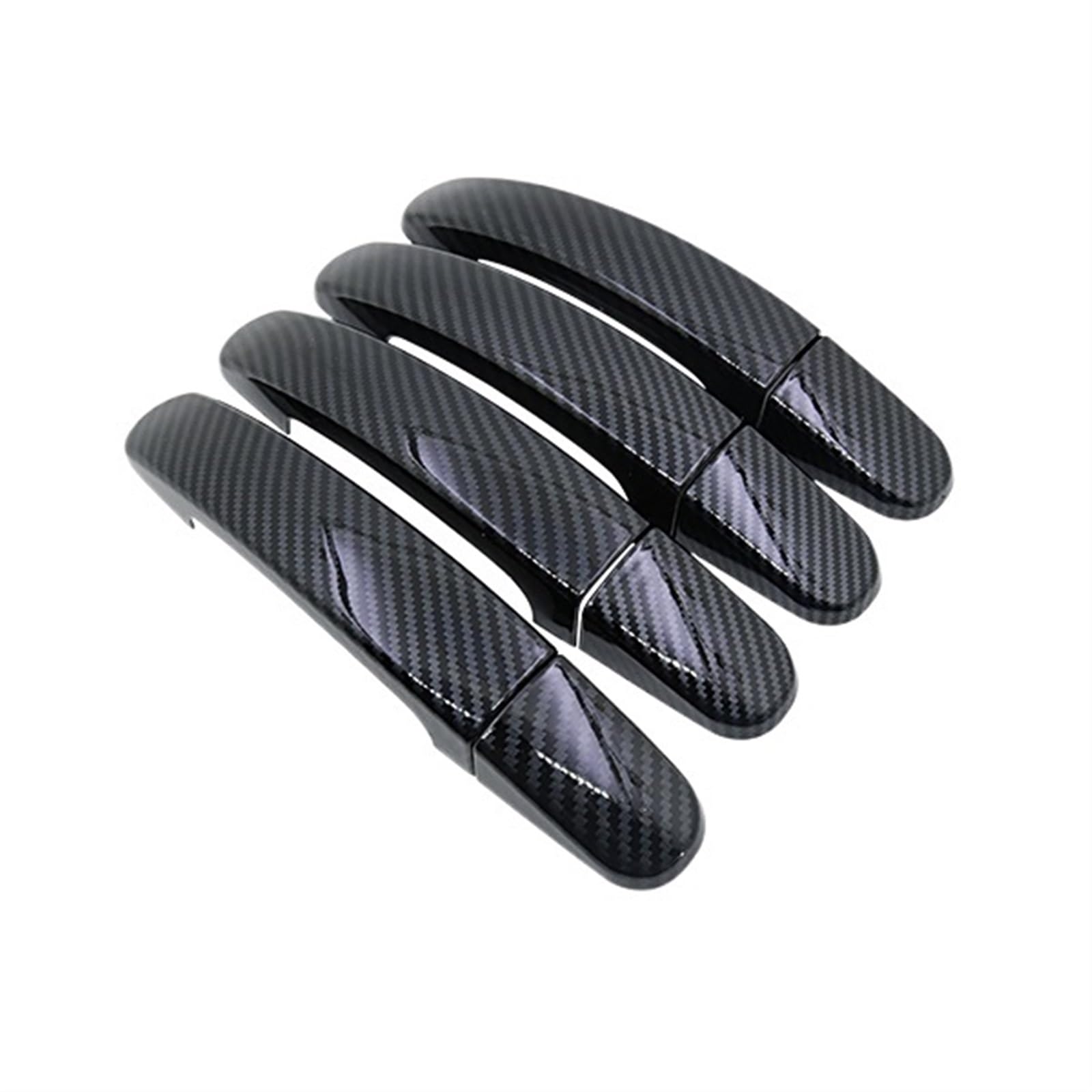 Hckclmbmzw 2 For Transit Car Accessories Carbon Fiber Door Handles Cover 013 014 015 016 017 018 019 Door Handle Cover(2)