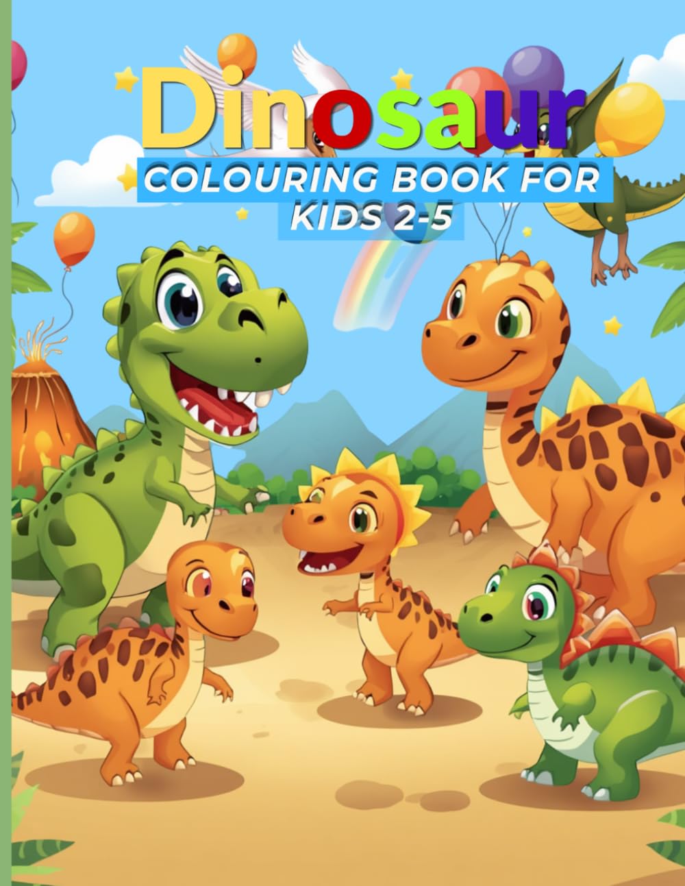 Dinosaur coluring book for children: Coloring Book for Toddlers & Preschoolers Ages 2-5