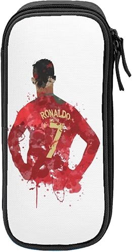 Miniatura 7 de Ronaldo #7 Cr7 - Estuche para lápices de gran capacidad para oficina, universidad, gran capacidad de almacenamiento, bolsa de alta capacidad, bolsa