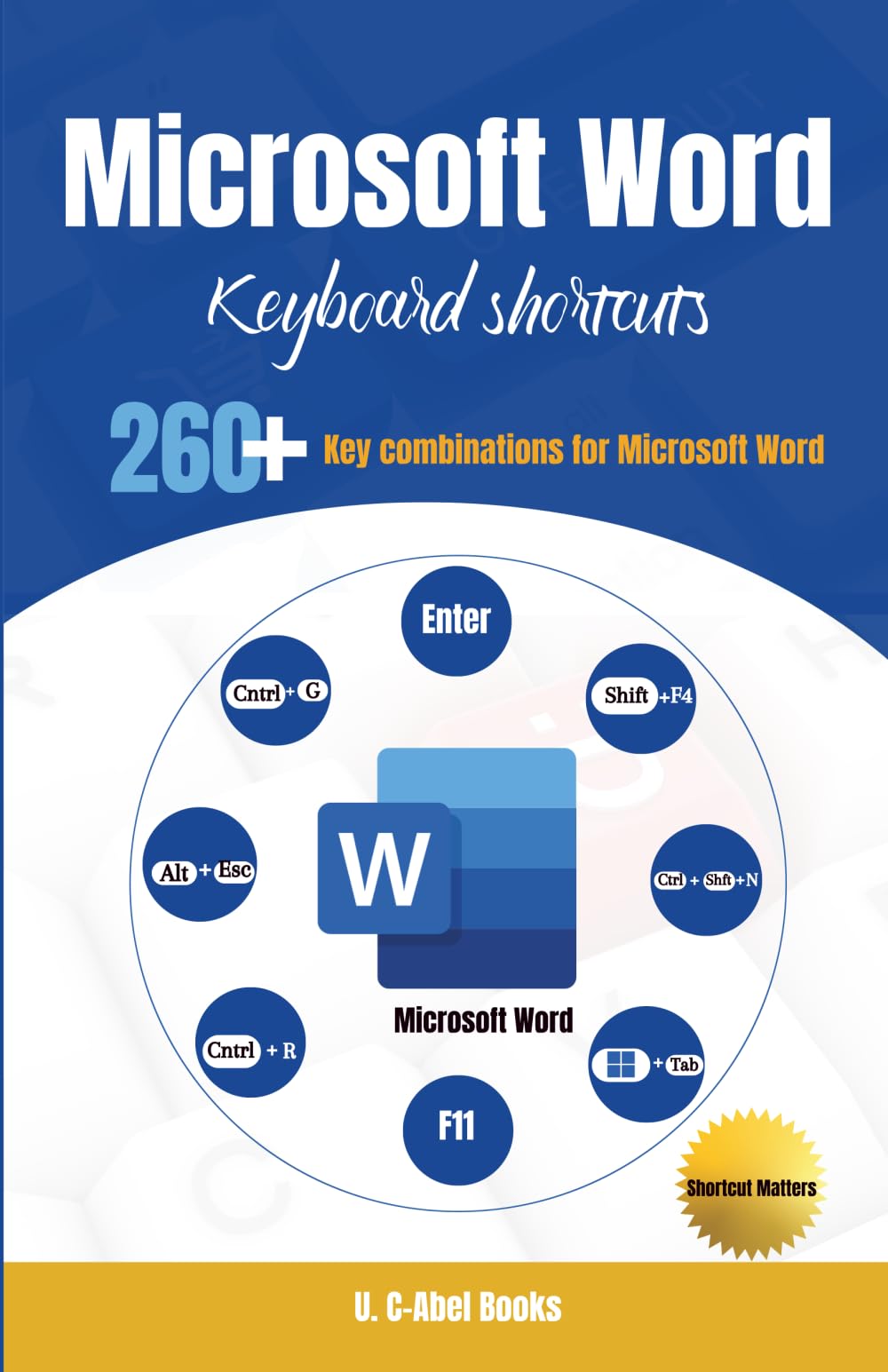 Microsoft Word Keyboard Shortcuts (Singles in Shortcut Matters)
