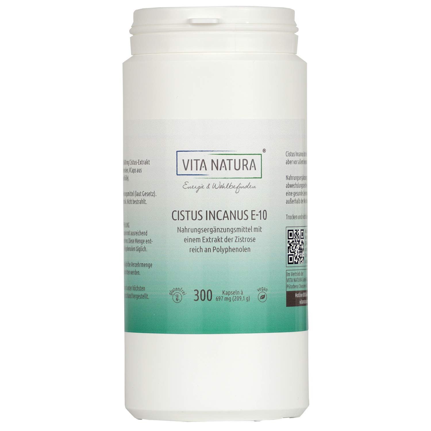 Vita World Ciste Incanus Zistrose - Pack De 3 Boîtes De 60 Gélules Concentrées | Purifiants Naturels | Soutien Immunitaire