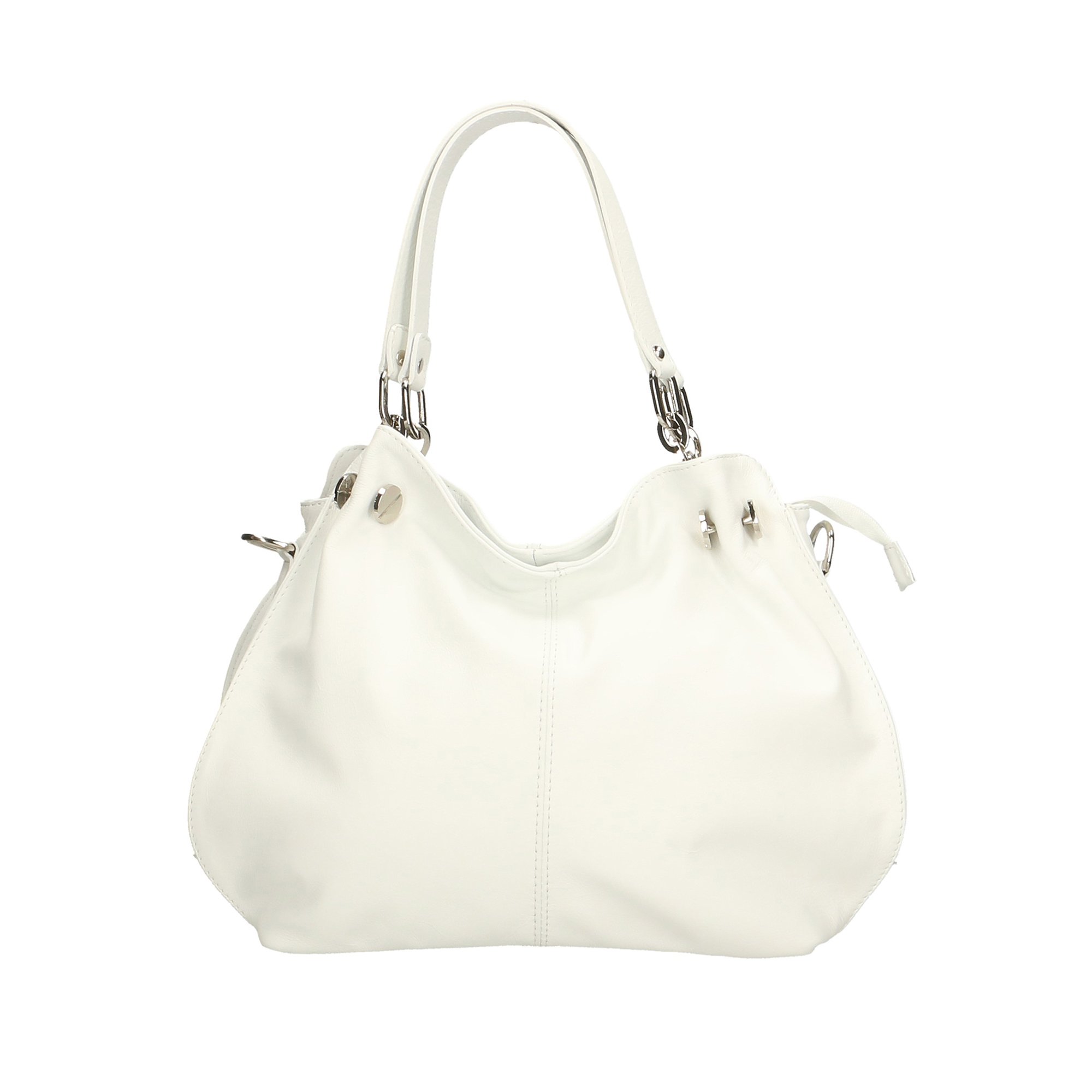Chicca Borse Borsa a Spalla Donna in Pelle Made in italy 38x30x12 Cm