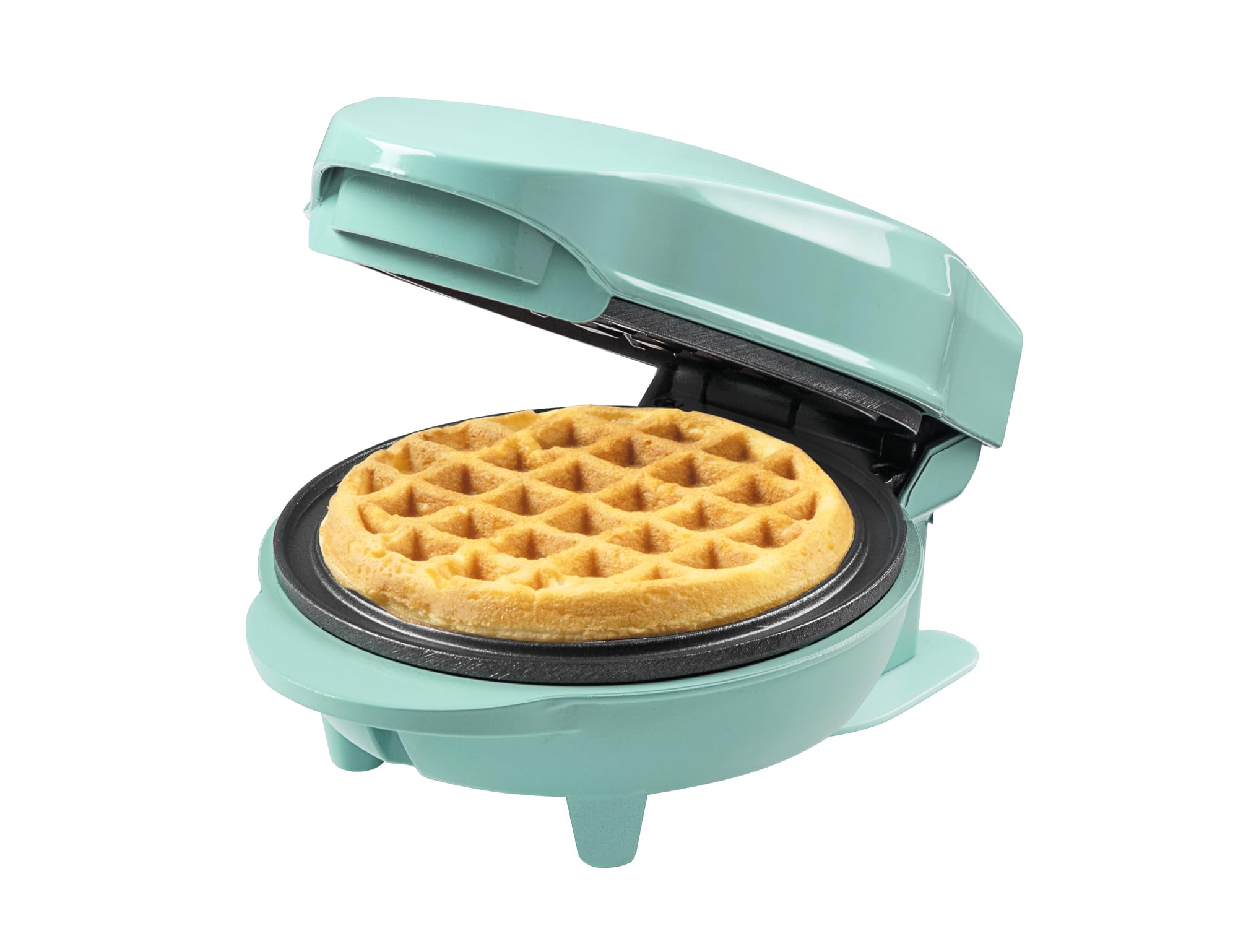 Bestron AMW500MBS Mini Waffle Maker, Alloy Steel, Green
