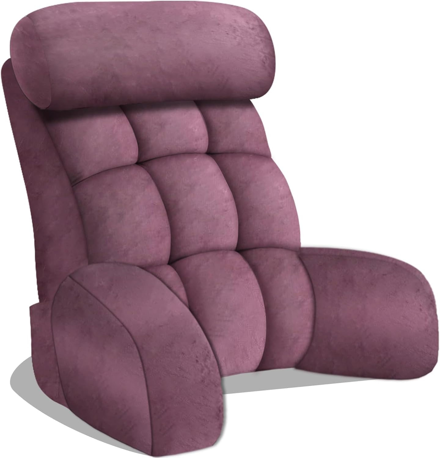 Reading Pillow for Adults, Back Support Pillow with armrests. A Comfortable Bed Pillow Suitable for Reading, Watching TV, Working, or Playing Games.