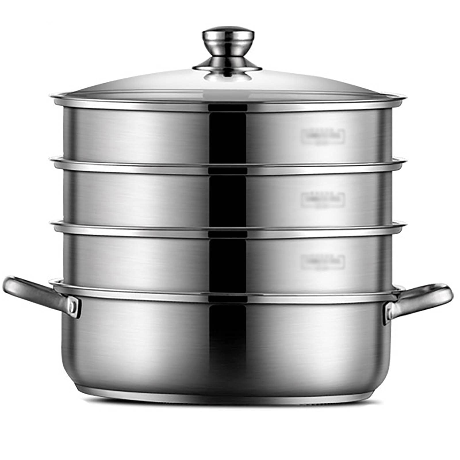 Cuiseur vapeur et marmite à soupe grande capacité pour induction et gaz