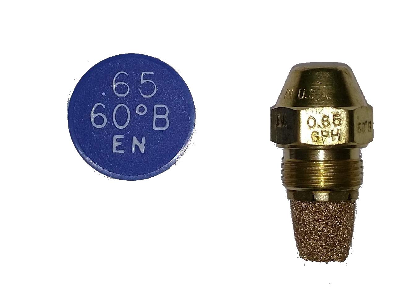 Buse Delavan 0,65 gph. 60 degrés B.