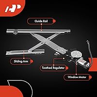 Vista 7 de A-Premium Elevalunas eléctrico con motor compatible con Pontiac Sunfire Chevrolet Cavalier 1996-2005 sedán delantero izquierdo del lado del conductor