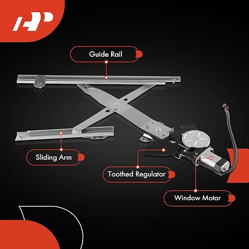 Miniatura 7 de A-Premium Elevalunas eléctrico con motor compatible con Pontiac Sunfire Chevrolet Cavalier 1996-2005 sedán delantero izquierdo del lado del conductor