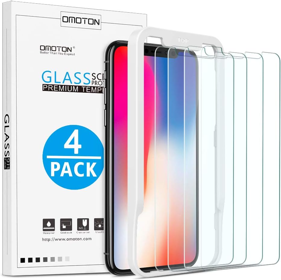 OMOTON Privacy Screen Protector for iPhone Air [Zero Failure Application], Tempered Glass for iPhone 17 Air with 9H+ Hardness & 12FT Military Grade Shatterproof, 100% Anti-Spy, Full Coverage Protection, 2 Pack