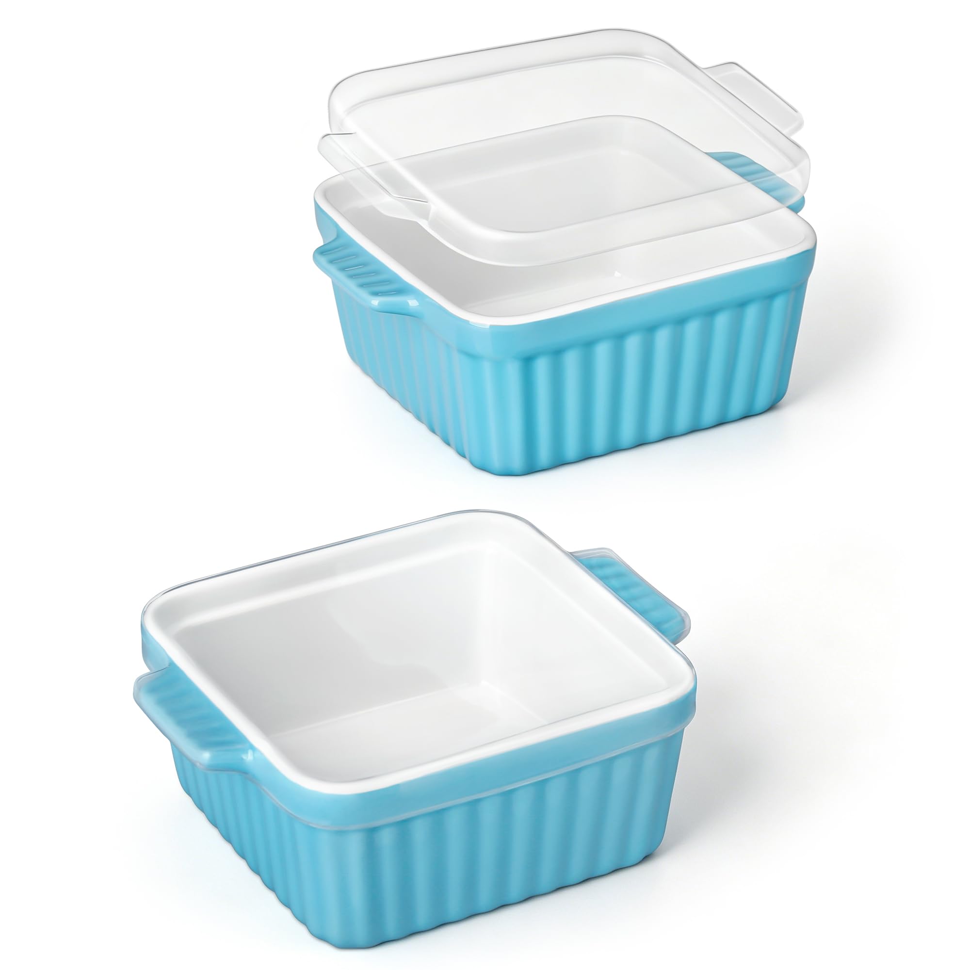 MALACASA Baking Dishes --2 Pcs