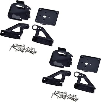 2 Pack Pan Tilt Camera Servo Horns Mount Bracket Platform Anti-Vibration Head Stand for Aircraft 2 Axis FPV Plane PTZ Aerial Photography 9G SG90 ESP32-CAM Drone Arduino Raspberry