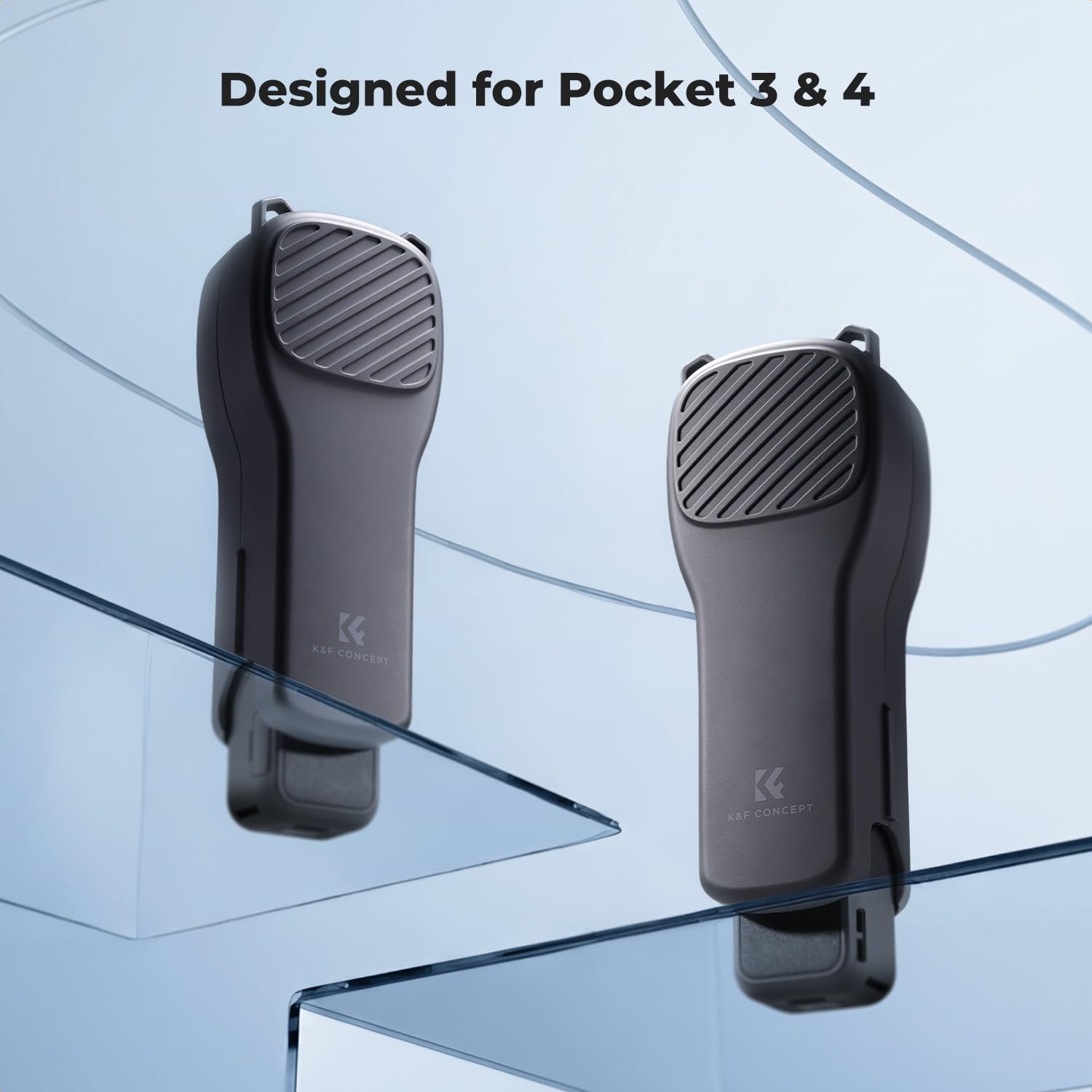 K&F CONCEPT PT61 etui ochronne kompatybilne z DJI Osmo Pocket 4 / Pocket 3, twarda obudowa z wbudowanym schowkiem filtra, pokrowiec ochronny PC z miękką podszewką, przenośne etui podróżne do