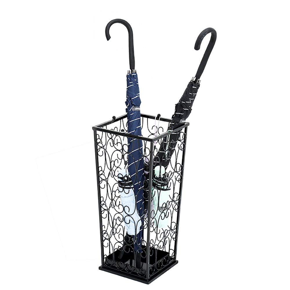 GHHVFEC Large Metal Umbrella Stand for Floor, 17-Slot Storage Bucket for Multiple Umbrellas, Sturdy Entryway Organizer