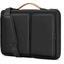 zhongningyifeng Business Laptop Sleeve Briefcase 14/15.6 Inch, Polyester Messenger Bag for Work, Travel, Commute