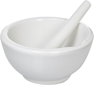 丸寿製陶 乳鉢セット 磁製 並150mm 乳棒付