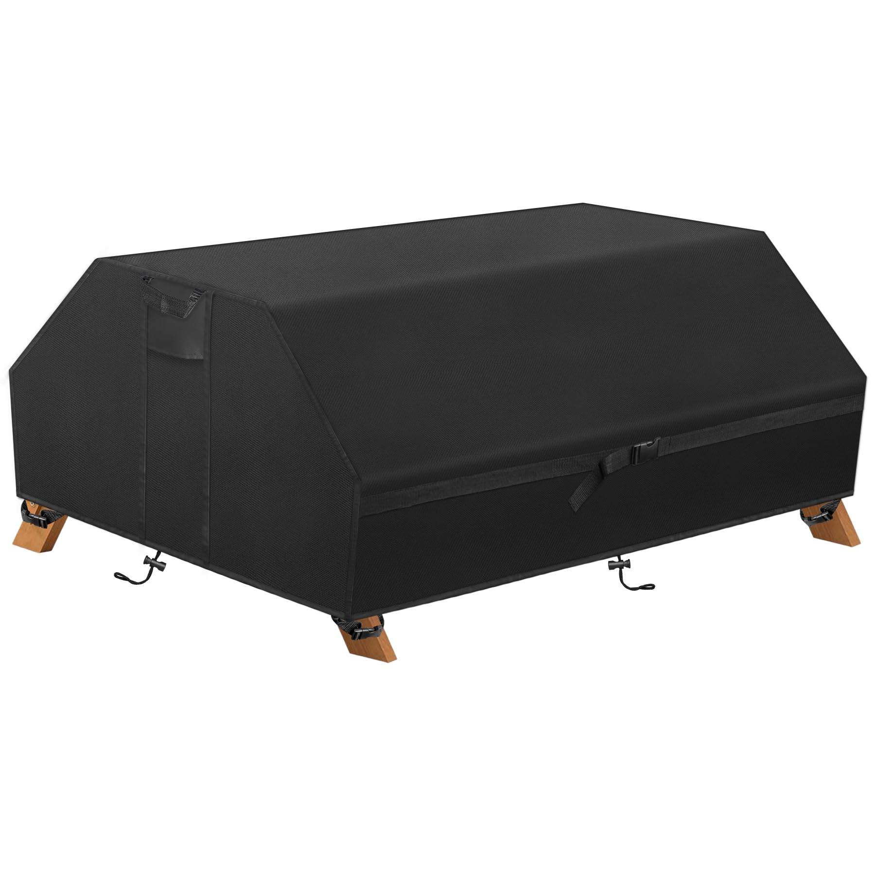 Housse de table de pique-nique en tissu Oxford 600D robuste, protection imperméable premium