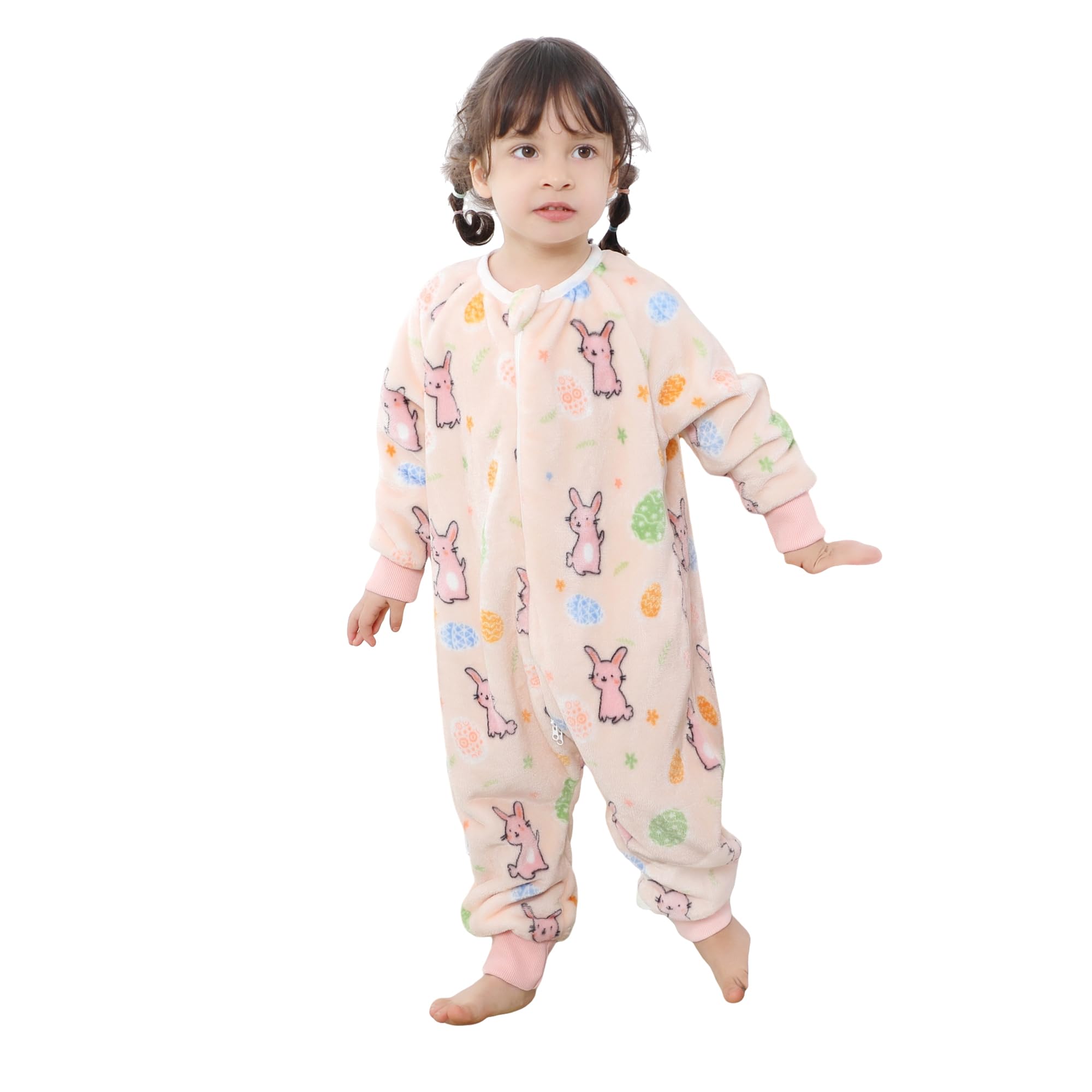 MICHLEY Baby Sleeping Bag Sack Flannel Wearable Blankets Pajamas 1-6Years