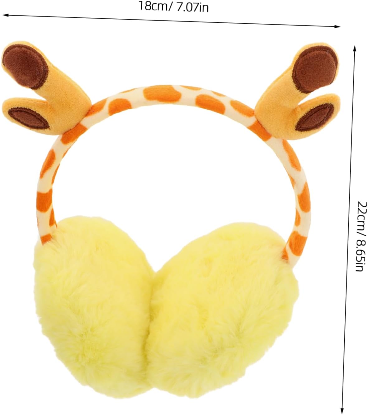 CALLARON Cold Protection Ear Muffs Cartoon Giraffe Design Boys and Girls Winter Ear Warmers Headb