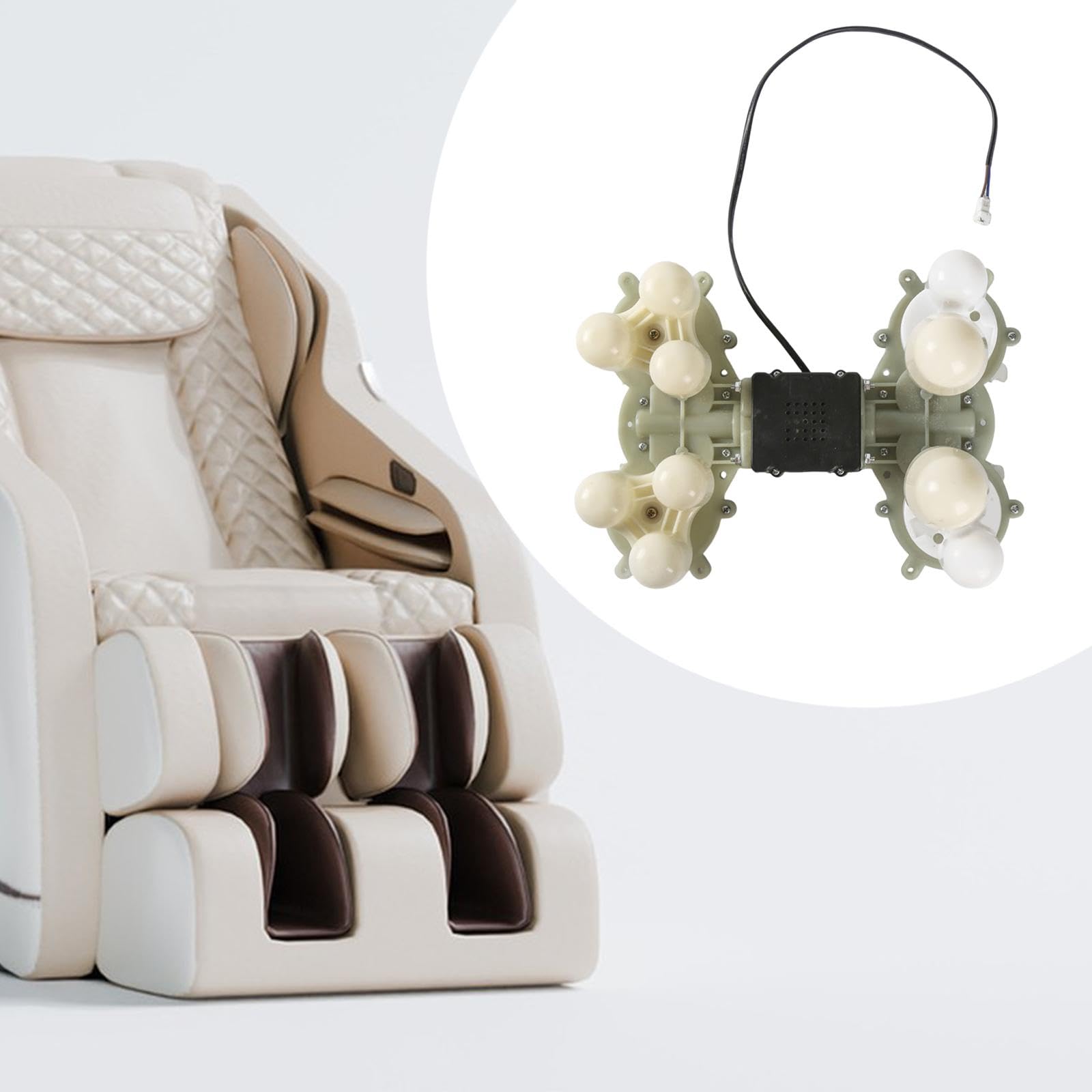 Harilla Motore di movimento per poltrona massaggiante, durevole, professionale, riparazione, facile installazione, accessori di movimento per massaggiatore di, Indietro