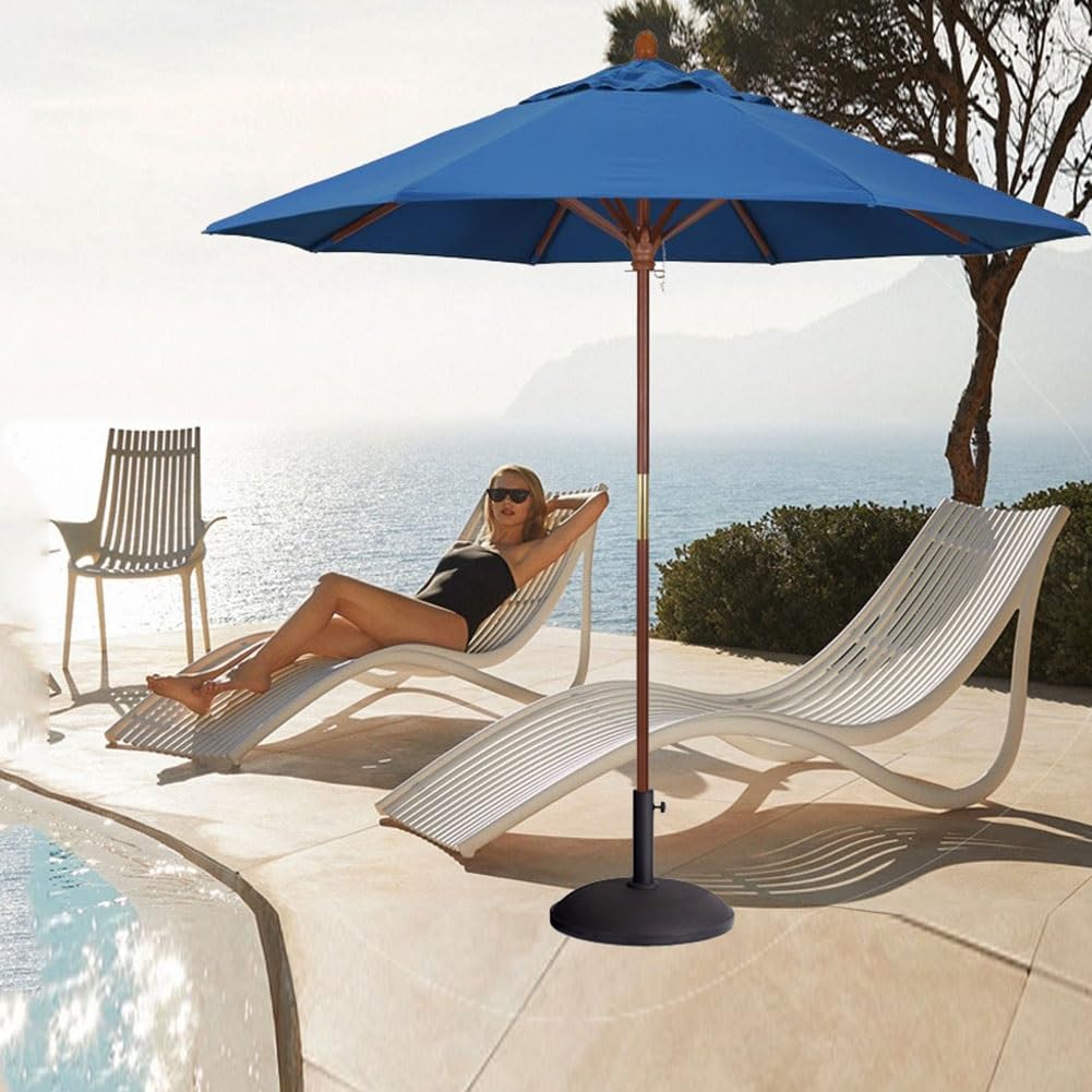 ikayaa 3m wooden patio garden umbrella HGIYA Outdoor Umbrella,Wood with 8 Ribs,Market Table Umbrella Height-Adjustable,UV Protection Beach Umbrella with Ventilation : Patio, Lawn & Garden AGV K6 S Helmet cottage bags With its generous 8.5ft Model:CAV-5IILXSE-MB