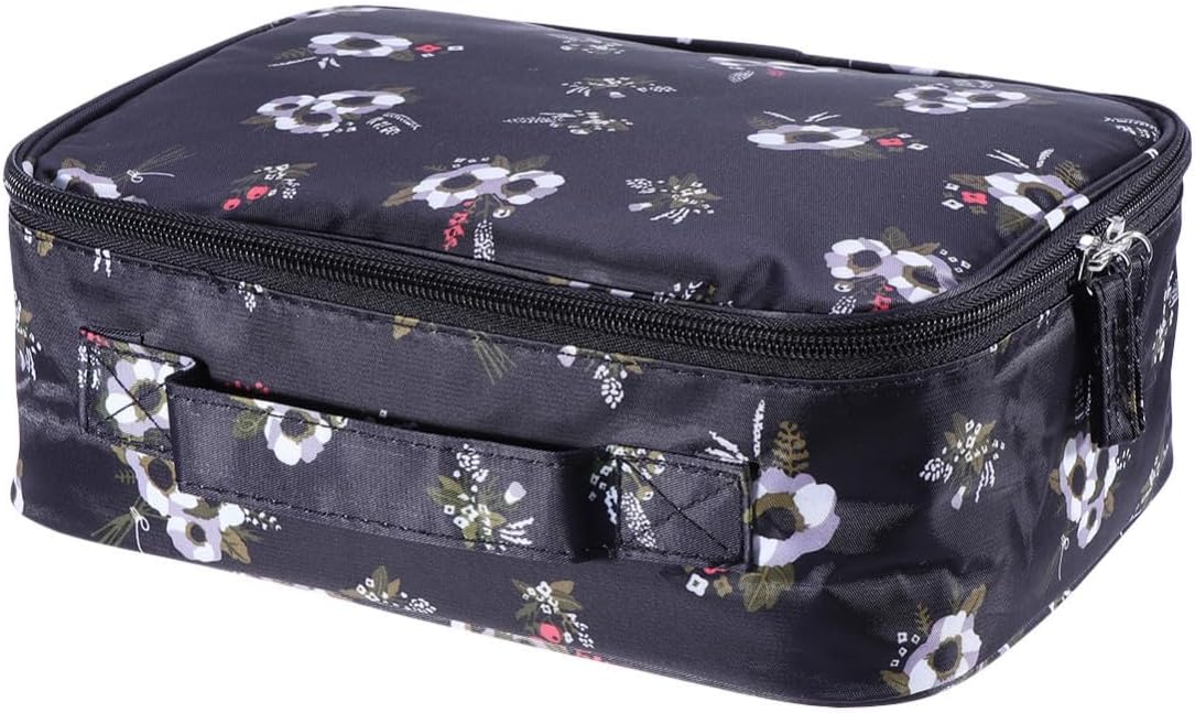 Mini Cosmetic Bag Large Capacity Oxford Cloth Organizer for Travel