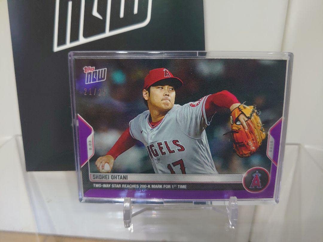 25枚限定]大谷翔平 Topps Now 2022 200奪三振達成 パラレル camping.com