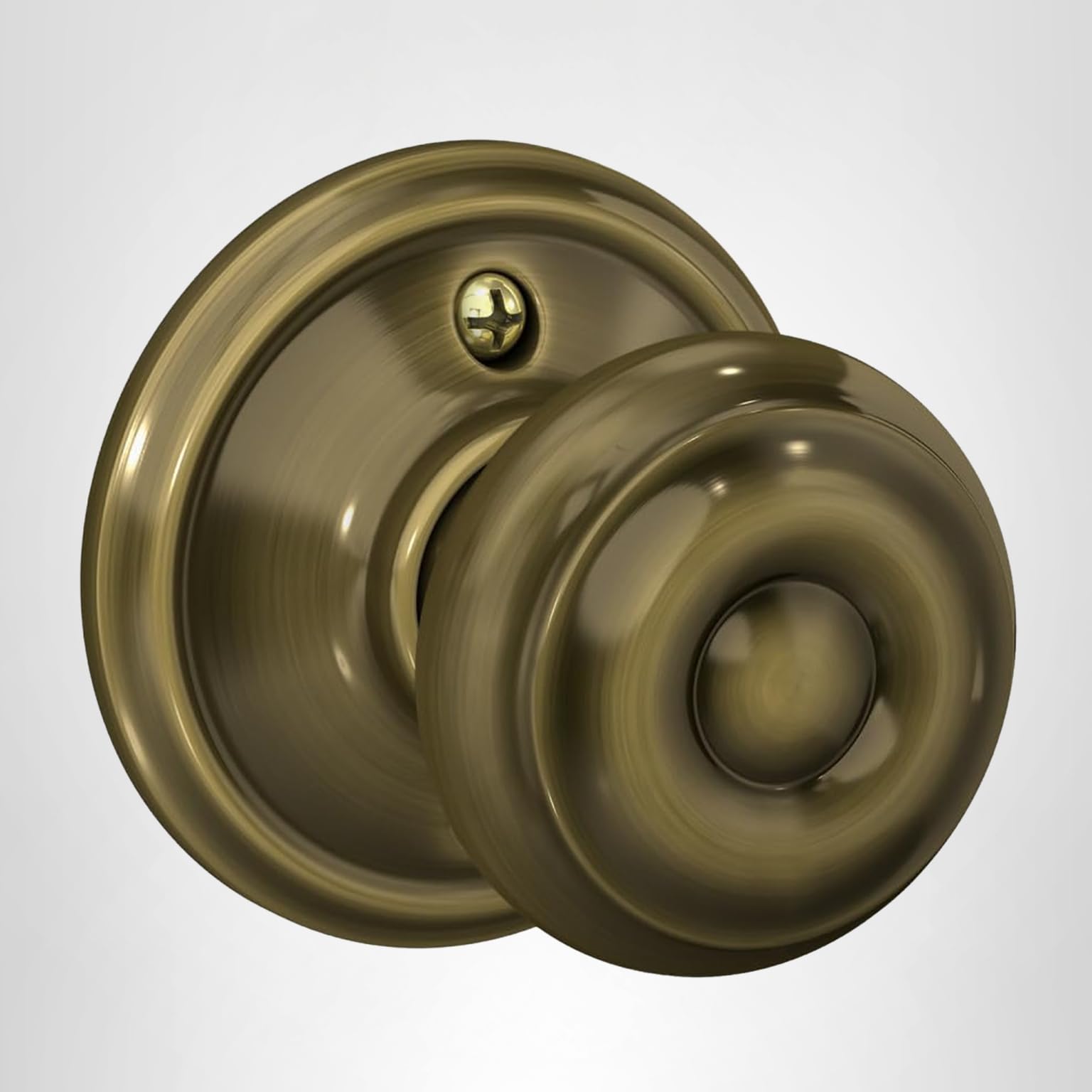 Schlage F170 GEO 609 Georgian Door Knob, One Sided Non-Turning