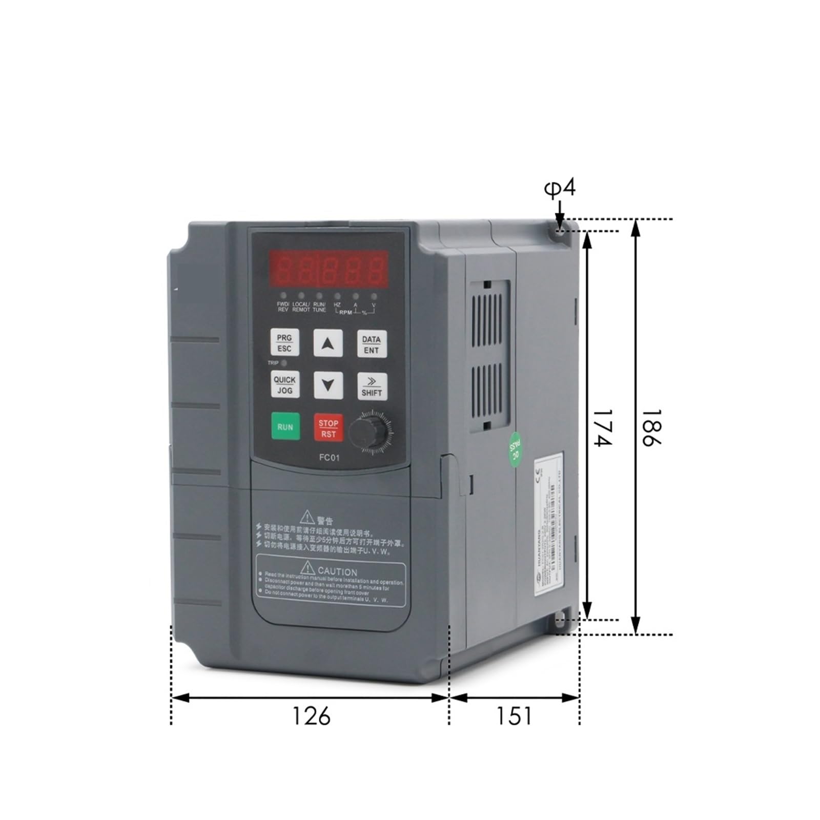Variador de Frecuencia 220 2.2kw 4.0kw 400Hz Inversor CNC Husillo Motor Control de Velocidad VFD Variador de frecuencia(2.2KW)
