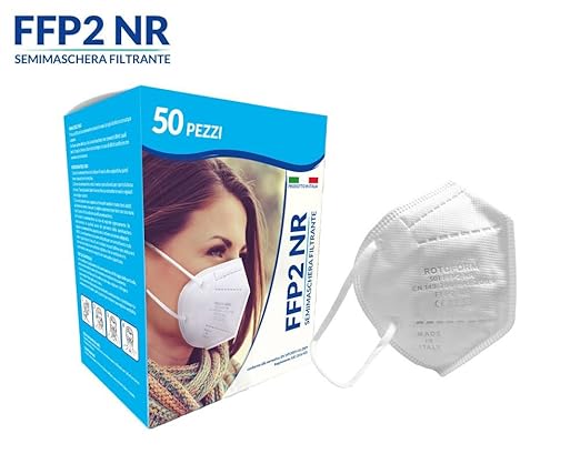 Mascherine FFP2 Nere Made In Italy - 50 Pezzi, Certificate CE, 5 Strati, Confezioni Singole - Foto 8