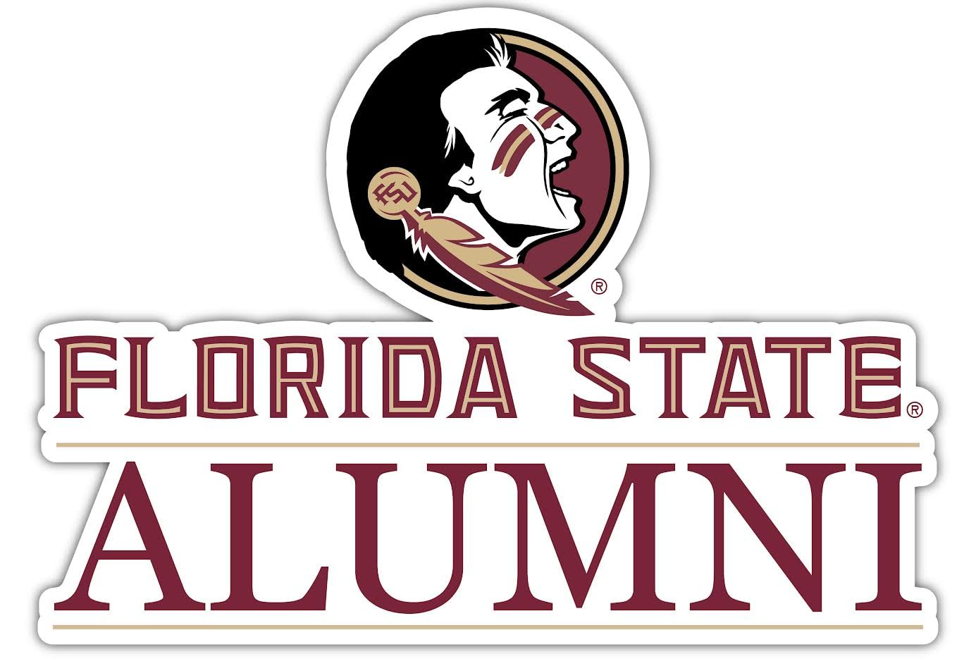 Vinyl Name Stickers Personalized Florida State Seminoles Custom Name ...