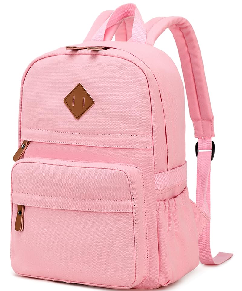 Lightweight Kids Backpacks for School Bag Canvas Small Travel Backpacks for Women Girls Boys Bookbag Toddler Back Pack
