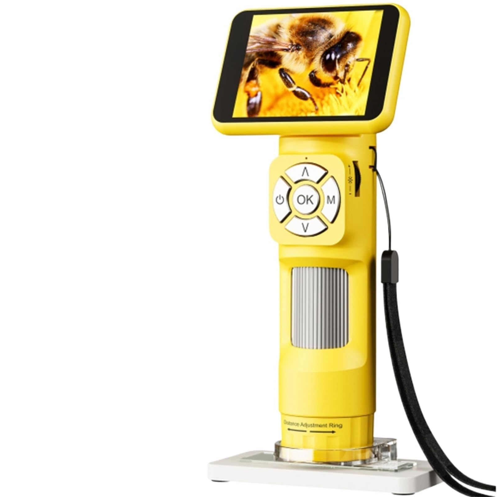 Microscopio Digitale Portatile Ricaricabile, Schermo Da 2,8