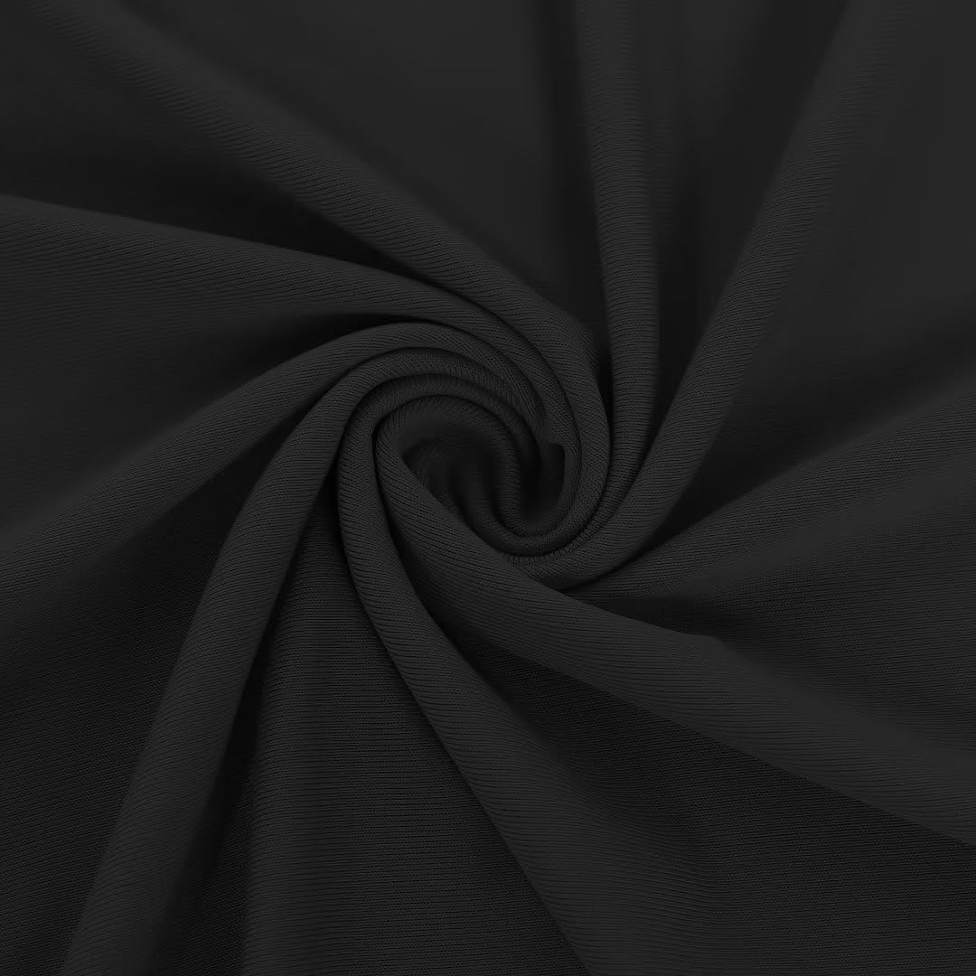 SARAFLORA 2 Pack Gaming Chair Cover, Stretchable Computer Chairs Cover Removable Office Chair Cover for Armchair, Swivel Chair, Computer Boss Chairs, Spandex Chair Slipcovers, Black