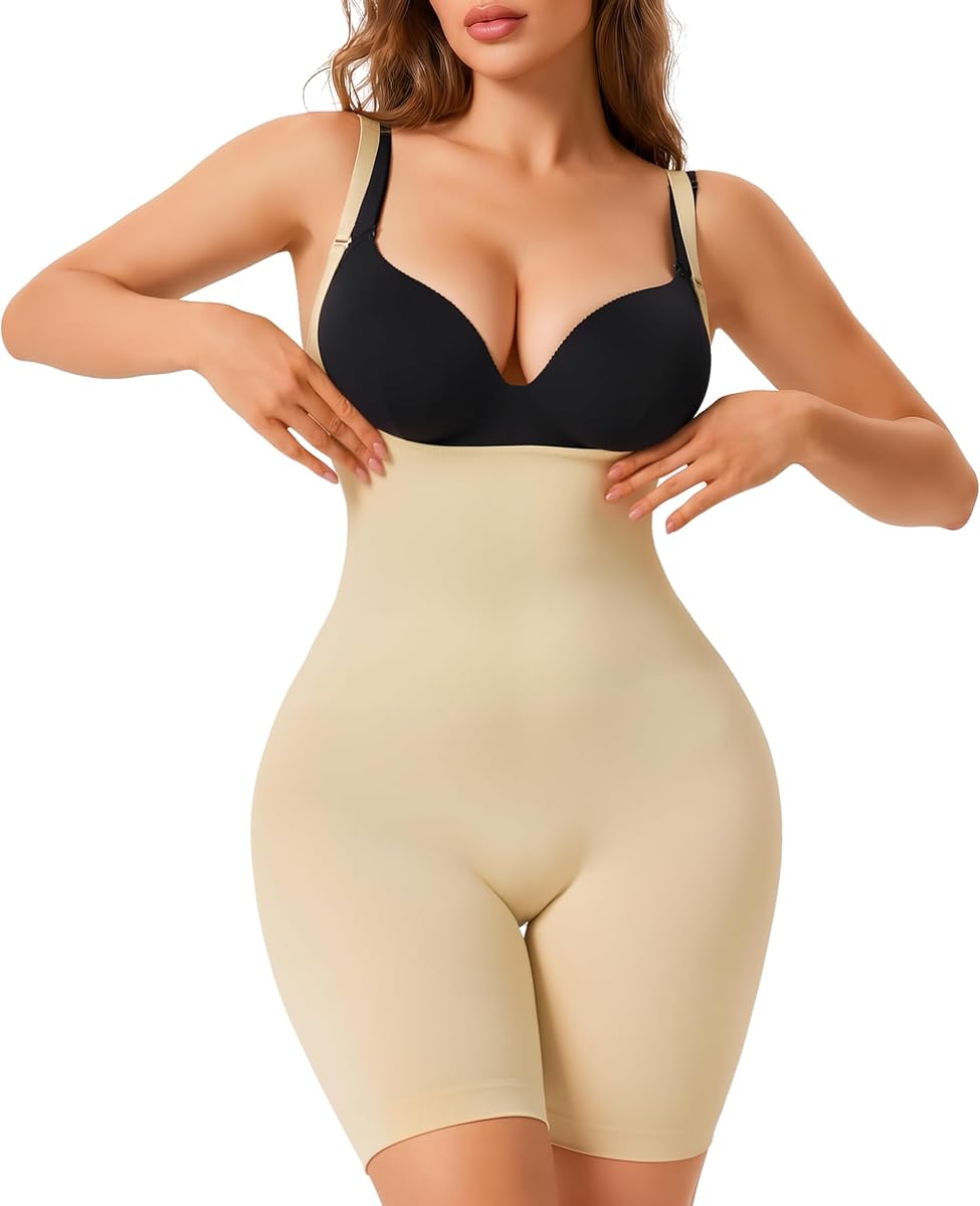 Shapewear Body con control de barriga para mujer Fajas Colombianas Body Shaper